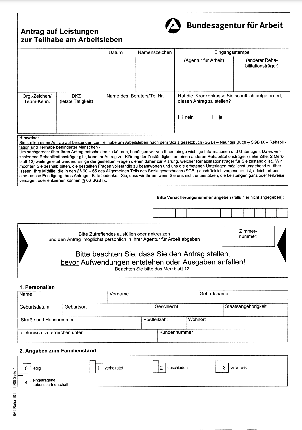 Agentur Für Arbeit Anträge